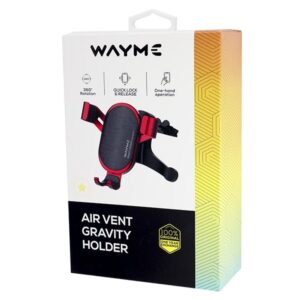Wayme Gravity holder for car air vent , red - Image 4