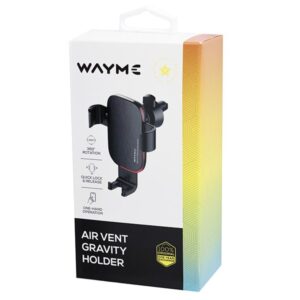Wayme Gravity holder for car air vent, red - Image 4