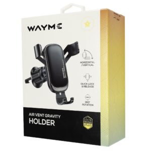 Wayme Gravity holder for car air vent , black - Image 4