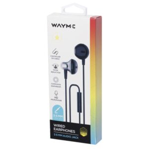 Wayme ausinės su mikrofonu, 3.5 mm AUX plug - Image 3