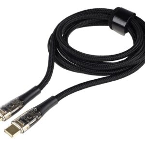 Wayme Mikropluošto pintas įkrovimo ir sinchronizavimo laidas, 120 cm, USB-C > USB-C PD, max 100W - Image 3