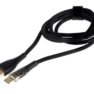 Wayme Mikropluošto pintas įkrovimo ir sinchronizavimo laidas, 120 cm, USB > USB-C, max 30W - Image 3