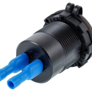 Built-in charger 2x USB QC3.0 with touch switch and backlight - Image 4