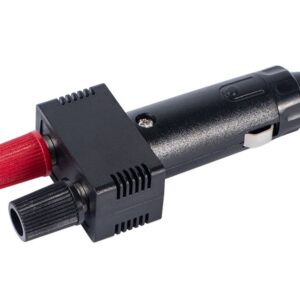 Car cigarette lighter plug with quick connectors