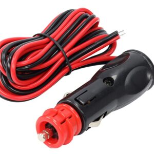Cigarette lighter plug with 200 cm electric cable