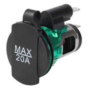 EURO electrical socket, 12/24V, 20A max