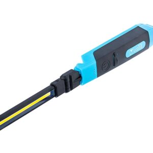 Rechargeable, foldable workshop lamp 5W 500 lm COB LED + 2W 150 lm LED, IK07, with clip and magnet - Image 3