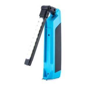 Rechargeable, foldable workshop lamp 5W 500 lm COB LED + 2W 150 lm LED, IK07, with clip and magnet - Image 4