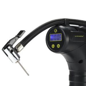 Wireless air compressor, 150 PSI, automatic with digital pressure gauge, 4 adapters - Image 5