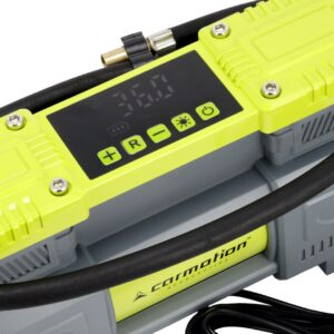 12V double piston air compressor, 10 BAR, automatic, 4 adapters - Image 2