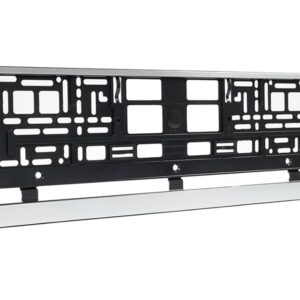 Automobilio numerio rėmelis, brushed steel imitation