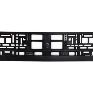 Automobilio numerio rėmelis with a wide strip, black, flexible - Image 2