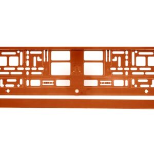 Automobilio numerio rėmelis, metallized, orange - Image 2