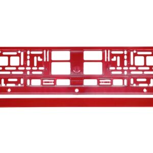 Automobilio numerio rėmelis, metallized, red - Image 2