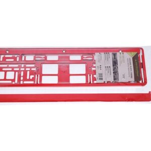 Automobilio numerio rėmelis, metallized, red - Image 3