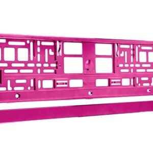 Automobilio numerio rėmelis, metallized, pink