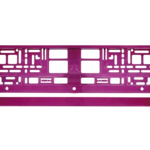 Automobilio numerio rėmelis, metallized, pink - Image 2