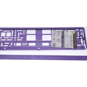 Automobilio numerio rėmelis, metallized, violet - Image 3
