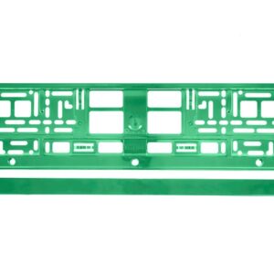 Automobilio numerio rėmelis, metallized, green - Image 2