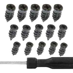 Tire repair nails, 15 pcs + screwdriver