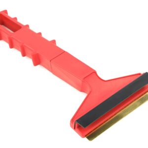 Ledo gremžtukas with brass blade and squeegee, short