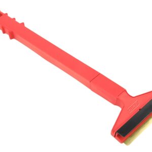 Ledo gremžtukas with brass blade and squeegee, long