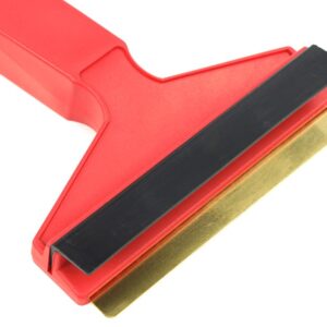 Ledo gremžtukas with brass blade and squeegee, long - Image 2