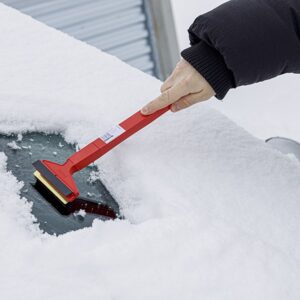 Ledo gremžtukas with brass blade and squeegee, long - Image 5