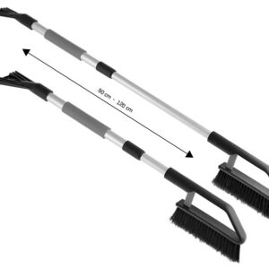 Telescopic šepetys - gremžtukas, 82 - 110 cm, aluminum handle, soft grip - Image 2