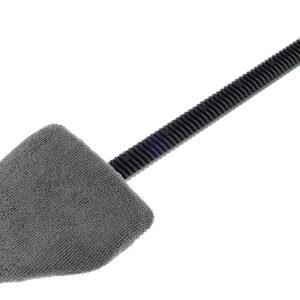 Microfiber window cleaner, triangular, 38 cm handle