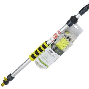 Šepetys pajungiamas prie žarnos 20 cm / 8" with telescopic handle 65 - 100 cm and valve - Image 4