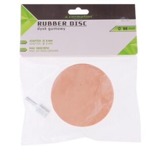 Rubber disk, diam. 88 mm, thread M8 - Image 3