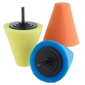 Poliravimo cones FI32 x FI80 x 80 mm, adapter M6, 3 pcs