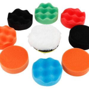 Set of kempinės and polishing discs, 10 pcs