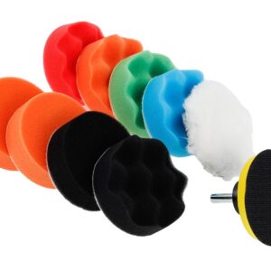 Set of kempinės and polishing discs, 10 pcs - Image 2