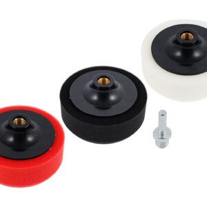 Set of 3 polishing kempinės + adapter