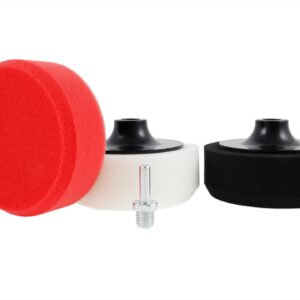 Set of 3 polishing kempinės + adapter - Image 5