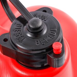 Kuro bakas, plastikinis, 20L, oval, raudonos spalvos - Image 3