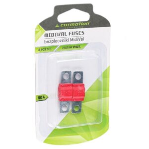 MIDIVAL saugikliai, 50A, 2 vnt