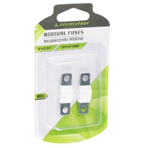 MIDIVAL saugikliai, 80A, 2 vnt