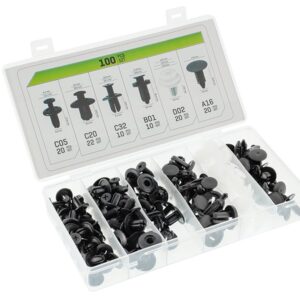 Car upholstery clips, set of 100 pcs