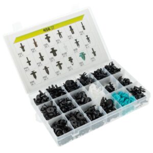 Car upholstery clips, set of 456 pcs