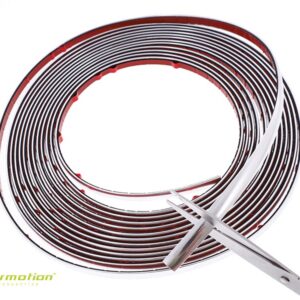 Automibilio tiuningo juostelė, chrome, 9 mm x 8 m (58989) - Image 3