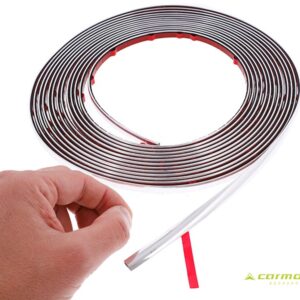 Automibilio tiuningo juostelė, chrome, 9 mm x 8 m (58989) - Image 5