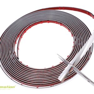 Automibilio tiuningo juostelė, chrome, 12 mm x 8 m (58990) - Image 3