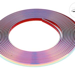 Automibilio tiuningo juostelė, chrome chameleon, 12mm x 8m