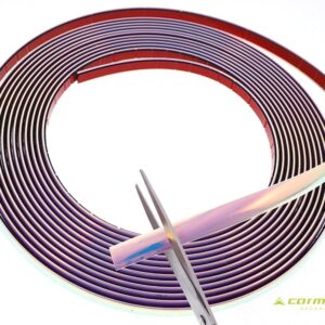 Automibilio tiuningo juostelė, chrome chameleon, 12mm x 8m - Image 3