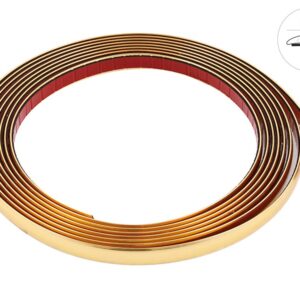 Automibilio tiuningo juostelė, golden, 14mm x 5m (86746)