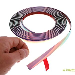 Automibilio tiuningo juostelė, chrome chameleon, 14mm x 5m - Image 5