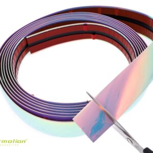 Automibilio tiuningo juostelė, chrome chameleon, 40mm x 5m - Image 3